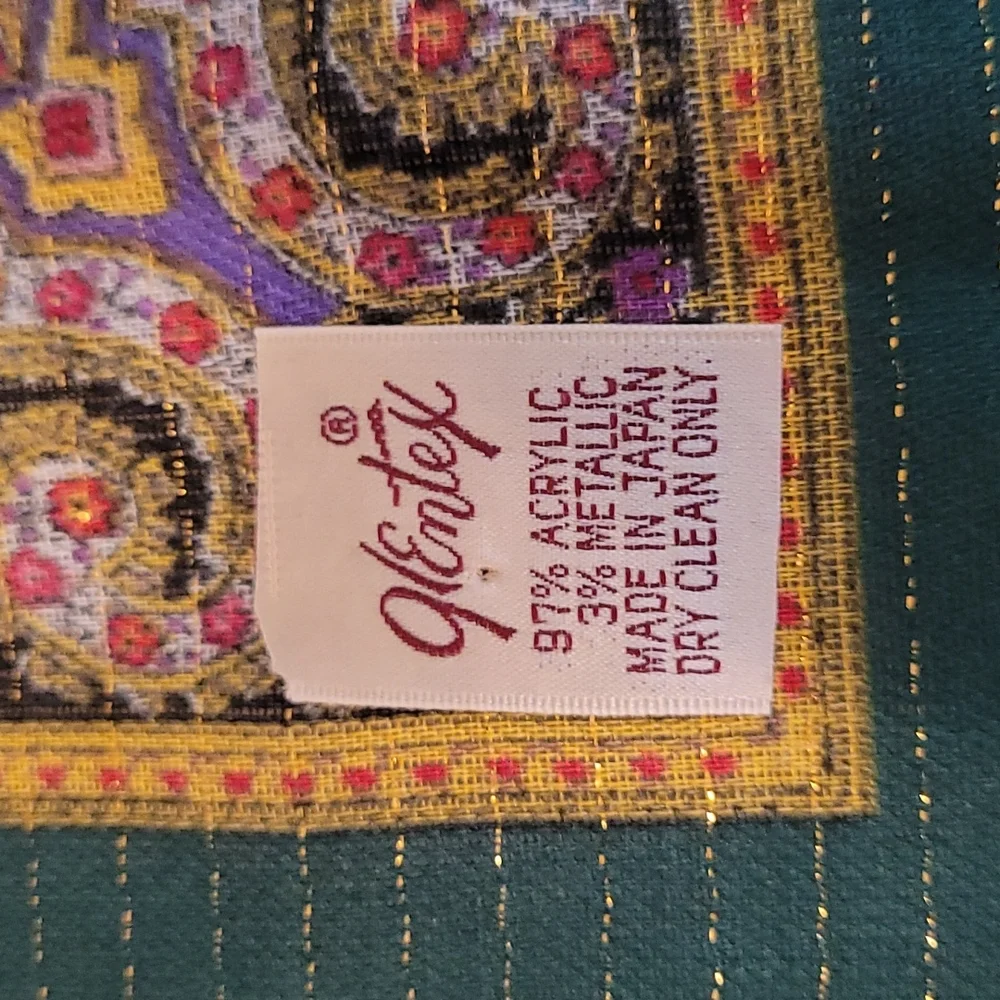 Vintage Glentex Made in Japan Scarf - Picture 11 of 13